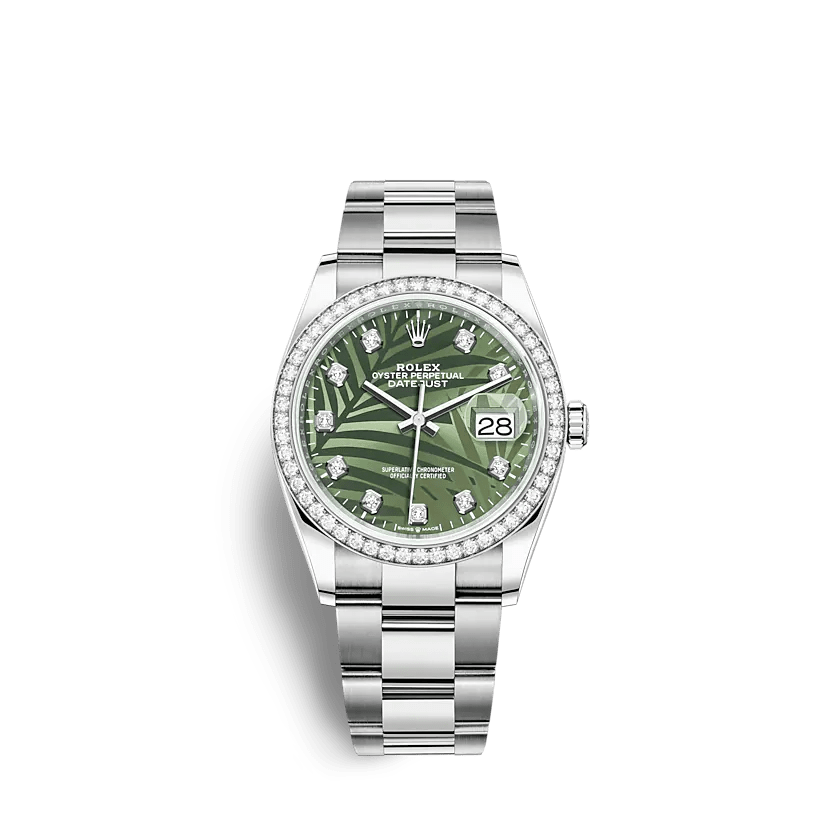 Rolex Datejust 126284RBR 36mm Olive green