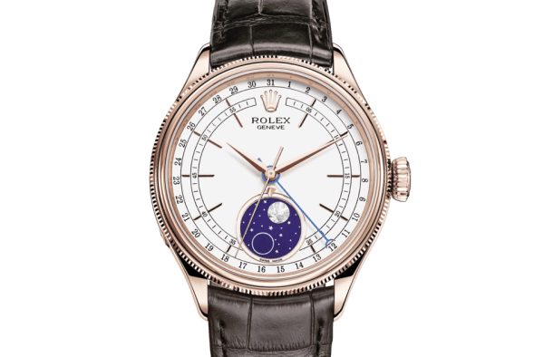 Rolex Cellini Moonphase 39 mm 18 kt Everose gold polished finish 50535