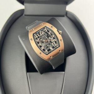 Richard Mille 67-01 Black Rose Gold Skeleton Dial Superclone